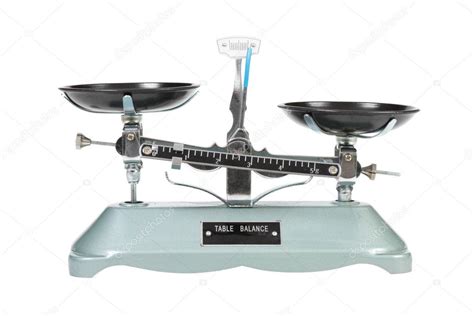 Balance Scale Isolated On White Stock Photo By ©chamillewhite 7467906
