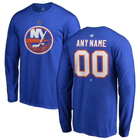 Mens New York Islanders Fanatics Branded Royal Personalized Team