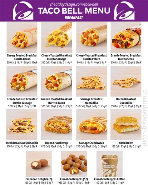 Taco Bell Nutrition Facts The Healthiest Options In 2023