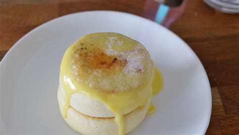 Crème Brûlée Souffle Pancakes INDY ASSA