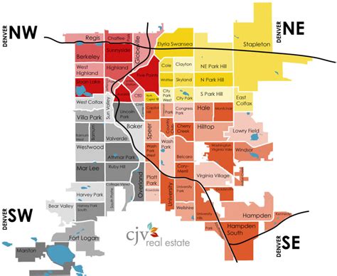Denver Neighborhood Map Cjv Real Estate