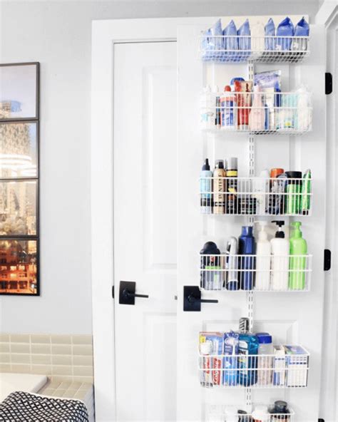 12 Smart Ways To Store Things On The Back Of A Door Bathroom