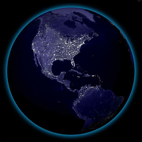 Earth From Space At Night Nasa Earth From Space Hubble Pictures
