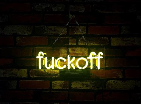 Check spelling or type a new query. "fvck off" Home Decor Neon Sign Light Game Wall Lamp Beer Bar Artwork Real Bar | eBay