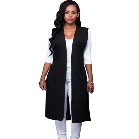 Long Black Sweater Vest Womens White Dresses How To Wear Long Sweater