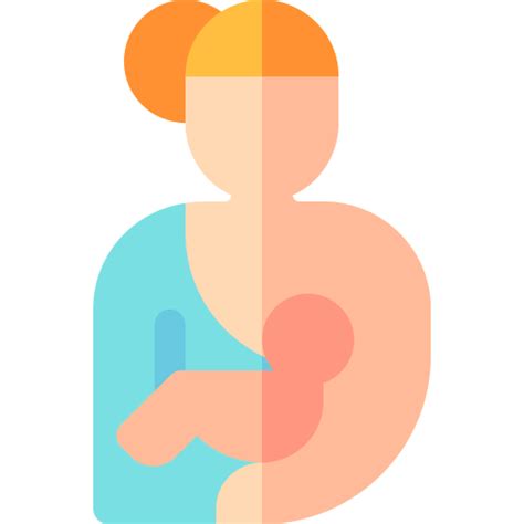Breastfeeding Basic Rounded Flat Icon
