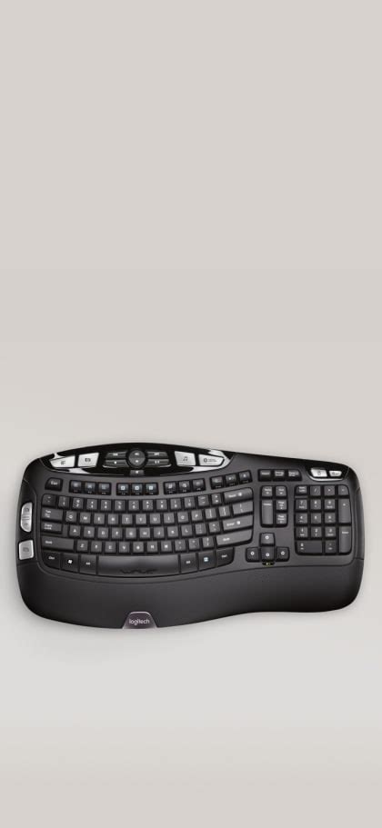 Logitech K350 Wireless Wave Keyboard With Palm Rest