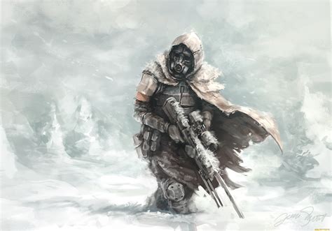 Wallpaper Drawing Illustration Video Games Winter Artwork