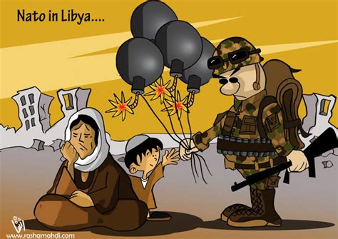 Nato Ballons For Libya Children Cartoon Movement