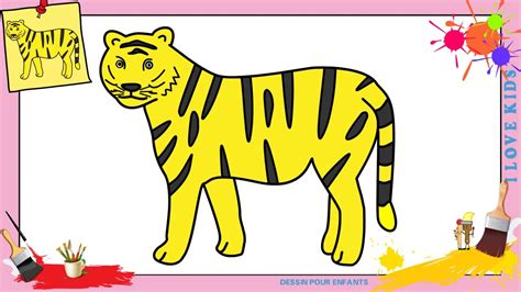 Dessin Tigre Facile Comment Dessiner Un Tigre Facilement Etape Par