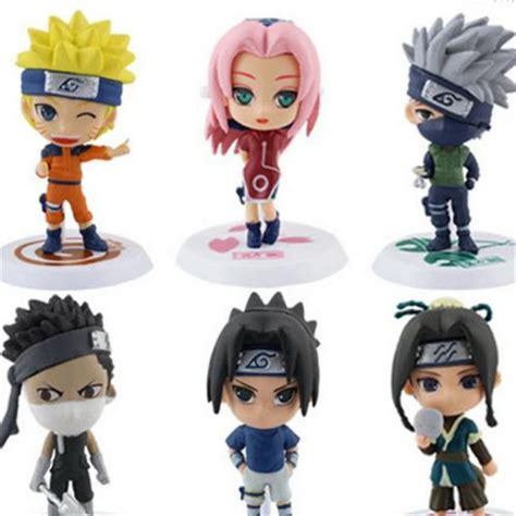 1pclot Naruto Actions Figures Animes 6 Styles Model Toys Zabuzahaku