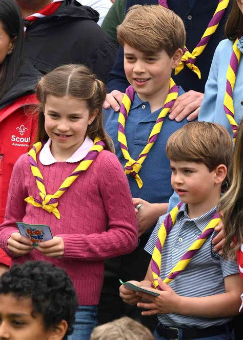 Princess Charlotte Adorably Keeps Prince Louis In Line At Big Help Out