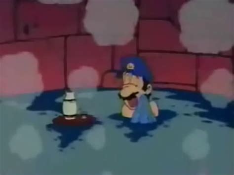 Super Mario Brothers Peach Hime Kyuushutsu Daisakusen Anime Bath