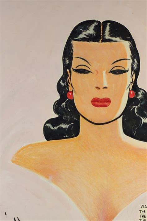 Sold Price Milton Caniff 1907 1988 Painting Dragon Lady Invalid