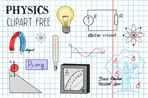 Physics Clipart Free Graphic By Free Graphic Bundles · Creative Fabrica