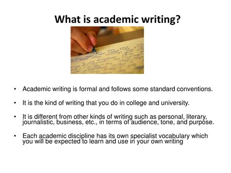 Ppt Academic Writing Powerpoint Presentation Free Download Id2598320