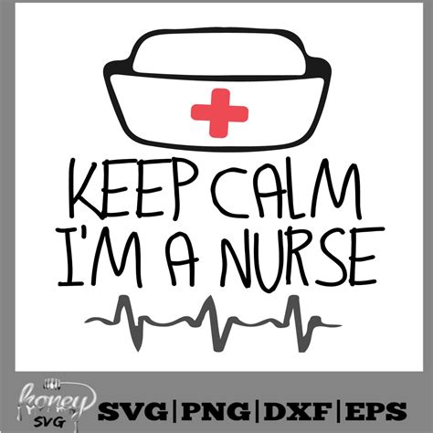 Keep Calm Im A Nurse Svg Nurse Svg Keep Calm Svg Svg Eps Etsy