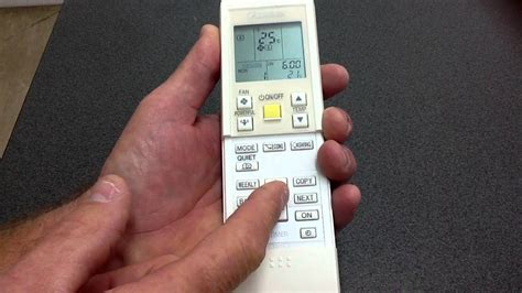 Daikin Remote Control 7 Day Timer Programming YouTube