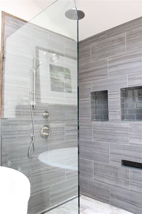 30 Grey Shower Tile Ideas And Pictures 2022