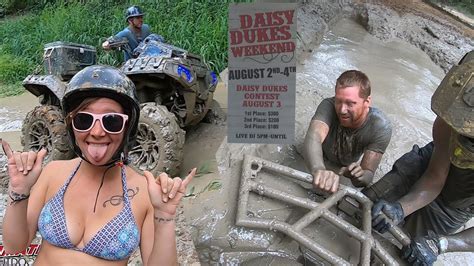 BUSCO BEACH DAISY DUKES WEEKEND PT THE MUD STARTS TO FLY