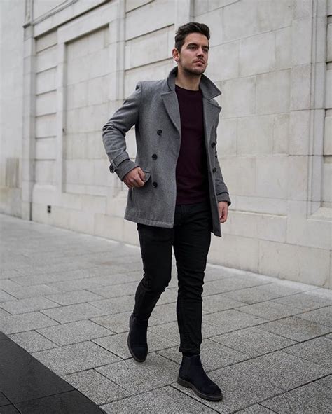 50 Peacoat Outfit Ideas For Men Peacoat Outfit Ideas Mens Casual