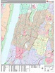 Yonkers New York Wall Map (Premium Style) by MarketMAPS