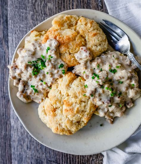 Homemade Biscuits And Gravy Modern Honey