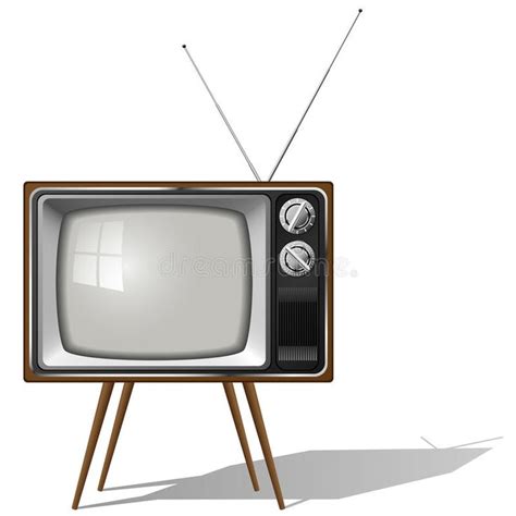Vintage Tv Set Illustration