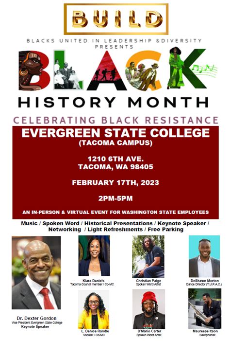 Builds Black History Month Celebrating Black Resistance Tomorrow