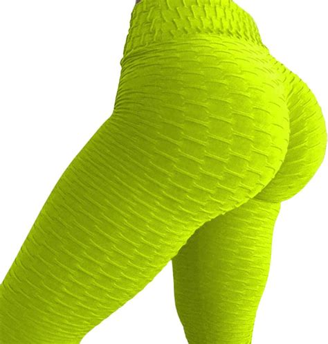 Vkvk Pantalones De Yoga De Cintura Alta Para Mujer Pantalones De Yoga Leggings Acanalados Para