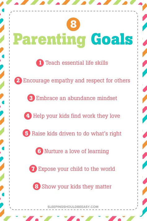 8 Remarkable Parenting Goals Every Mom Should Have In 2020 Parenting