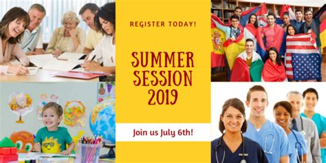 Reminder Summer Session 2019 Starts July 6th Register Today