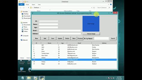Tk Tcl Complete Database Demo Tkinter Page Gui Builder With Ms