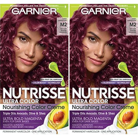 Garnier Nutrisse Ultra Color Nourishing Permanent Hair Color Cream R3 Light Intense Auburn