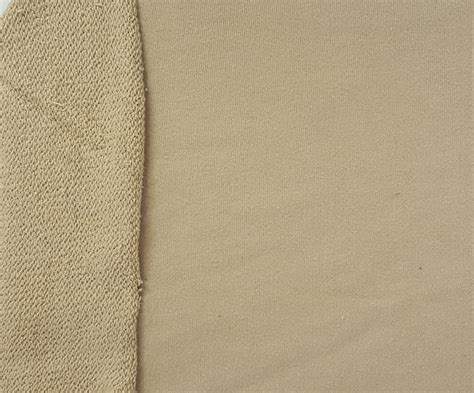 Khaki Cotton French Terry Knit Fabric By The Yard 350 GSM 20OZ Etsy