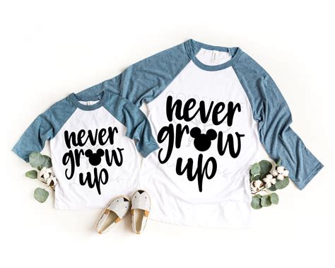 Disney Never Grow Up Svg Instant Download Disney Vacation Etsy