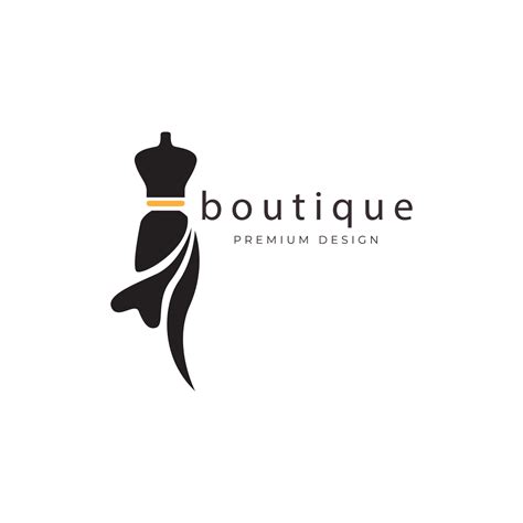 Belleza Mujer Moda Logo Boutique Diseño Abstracto Vector Icono