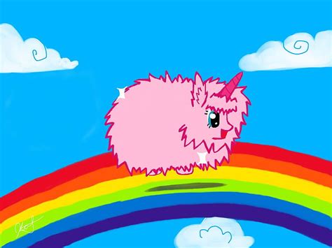 Pink Fluffy Unicorns Dancing On Rainbow Hd Wallpaper Pxfuel