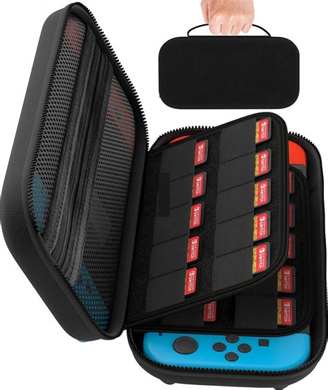 Nintendo switch can transform to suit your situation, so you can play the games you want, no matter how busy life may be. Estuche Negro Viajero Nintendo Switch + Funda + Mica ...