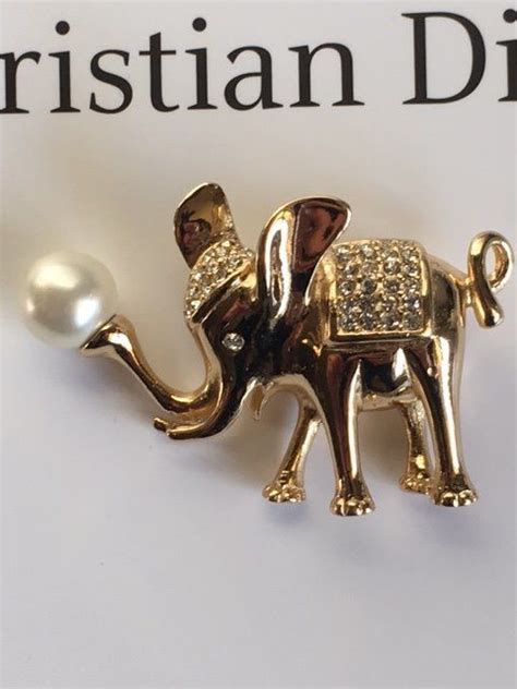 Christian Dior Vintage Elephant Brooch Pin Catawiki