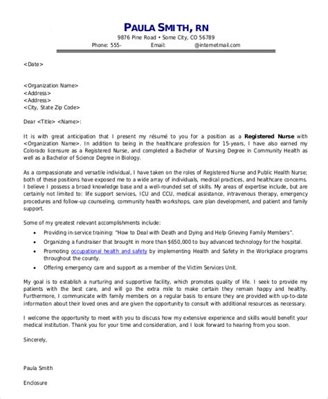 Free Nursing Cover Letter Templates Web This Cover Letter Example Is