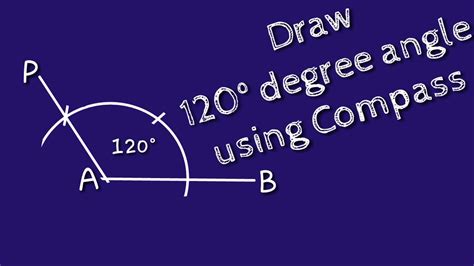 How To Draw 120 Degree Angle With Compass Shsirclasses Youtube