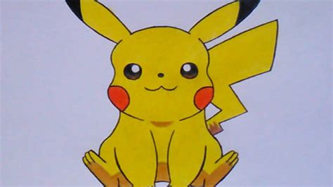 Como Dibujar A Pikachu Novalena