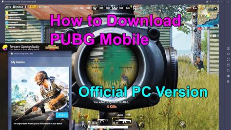 How To Play Pubg Mobile On Pc Official English Tencent Emulator Pubg