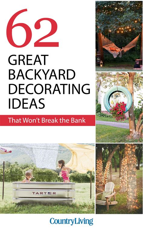 62 Great Backyard Ideas That Wont Break The Bank Easy Backyard Ideas