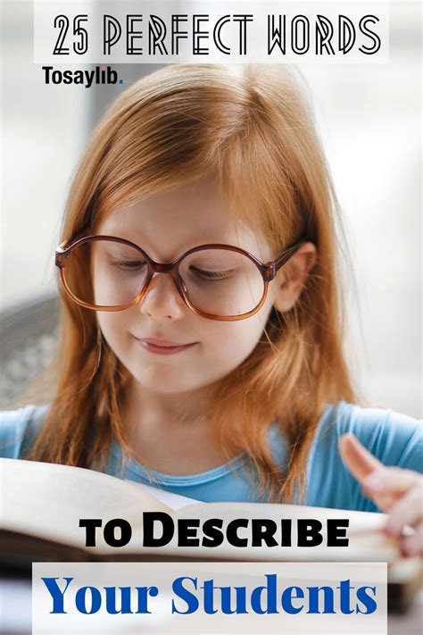 Learn 4 different ways to describe people, along with lots of useful words and phrases! 25 Perfect Words to Describe Your Students - Tosaylib in ...