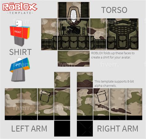 Roblox Ripped Jeans Shirt Template