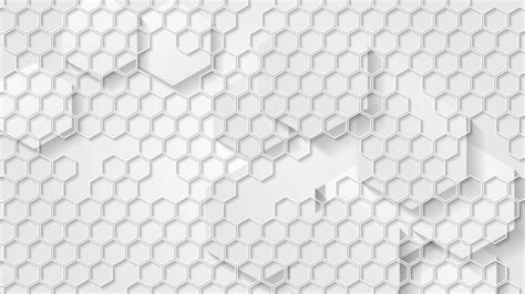 White Hexagon Background Wipe Diagonal High Tech Stock Footage Video
