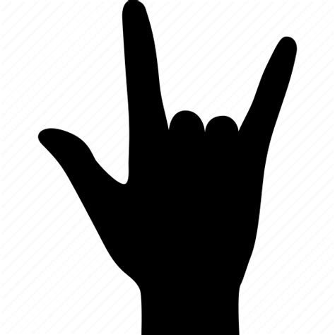 Hand Rockstar Freetoedit Rockstar Hand Sign Png Clipa