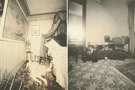 chilling pictures from the early 1900s are the first crime scene photos ever… showing grisly